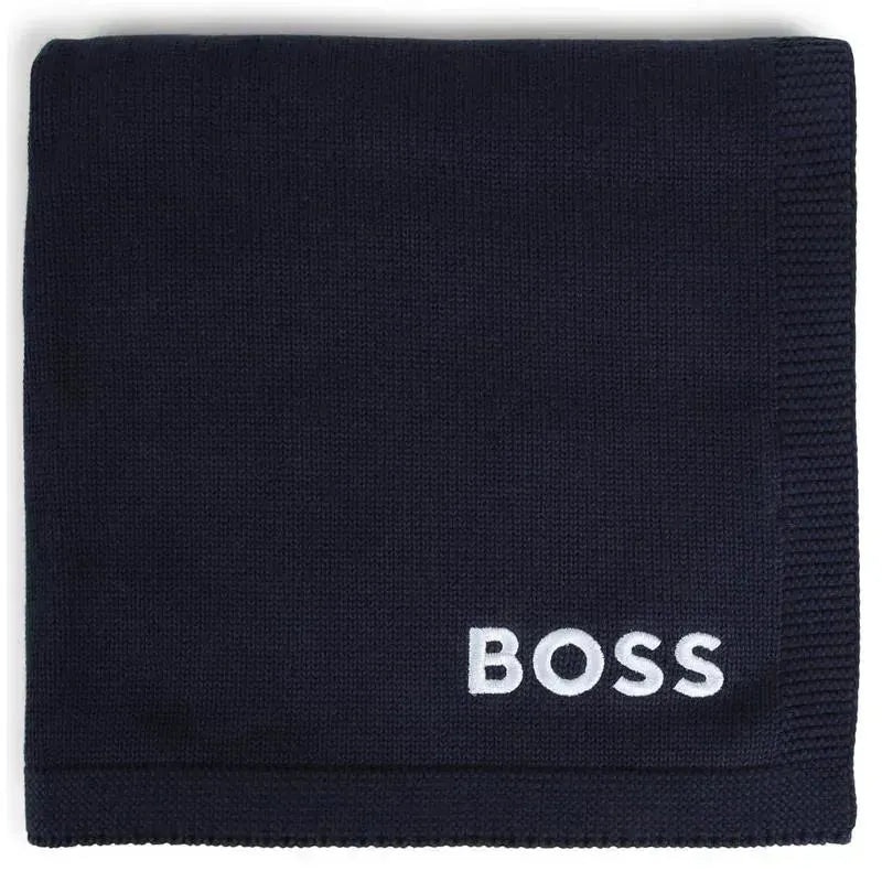 Hugo Boss Baby – Knit Blanket, Navy