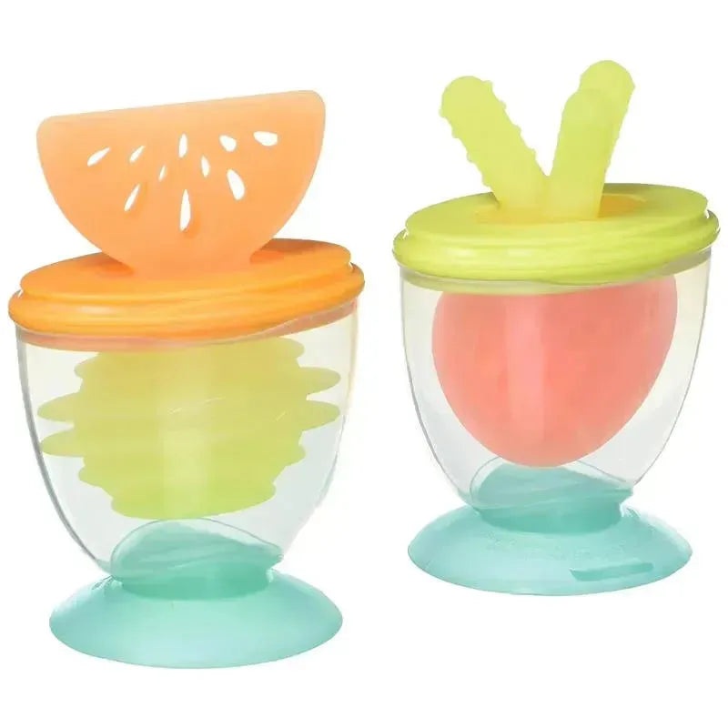 Infantino – 3-in-1 Teether, Taste & Take-Along Teethers, Combo Strawberry & Orange