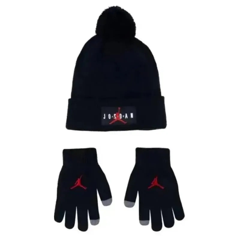 Jordan Baby – Hbr Pom Beanie Set, Black