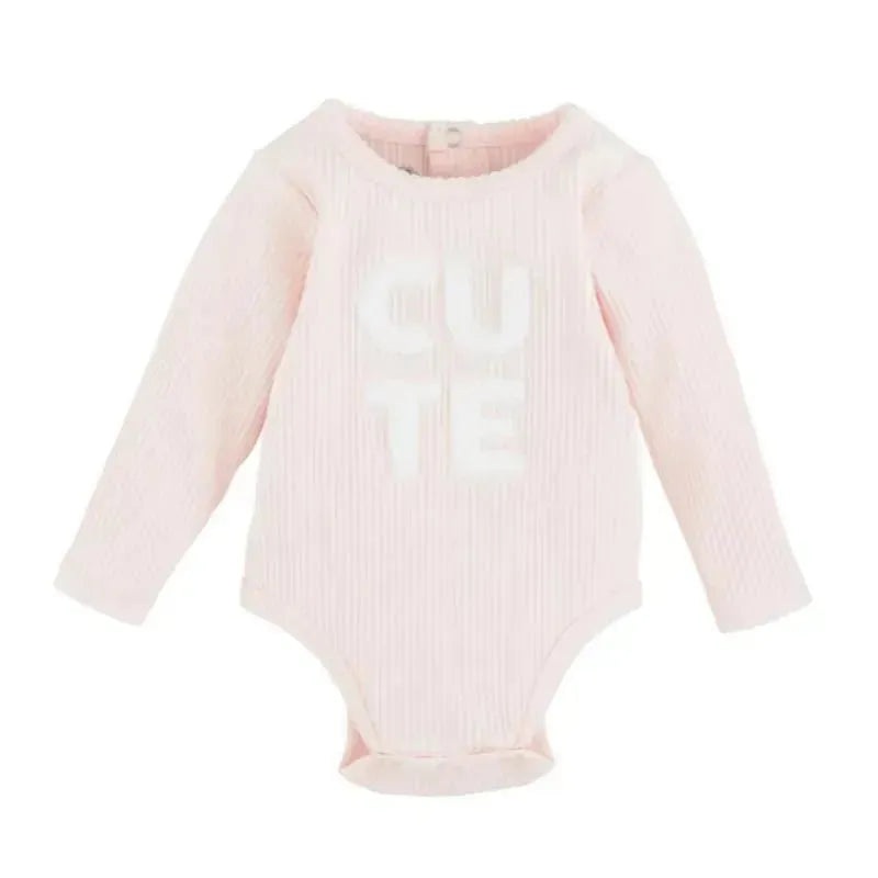 Mud Pie – Cute Crawler Bodysuit, Pink