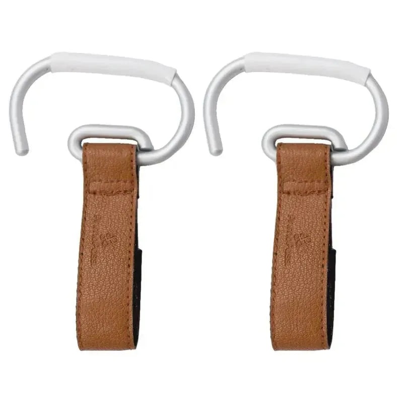 Primo Passi – 2Pk Leather Stroller Hook Camel
