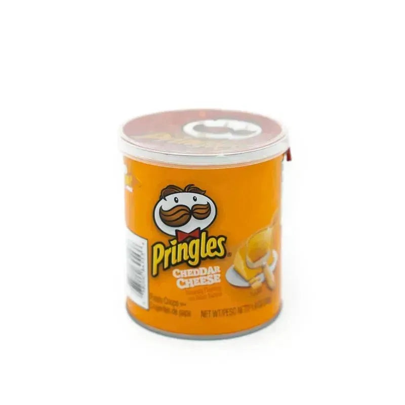 Pringles Potato Crisps Chips, Grab N’ Go Snack Pack, Cheddar Cheese, 1.4Oz
