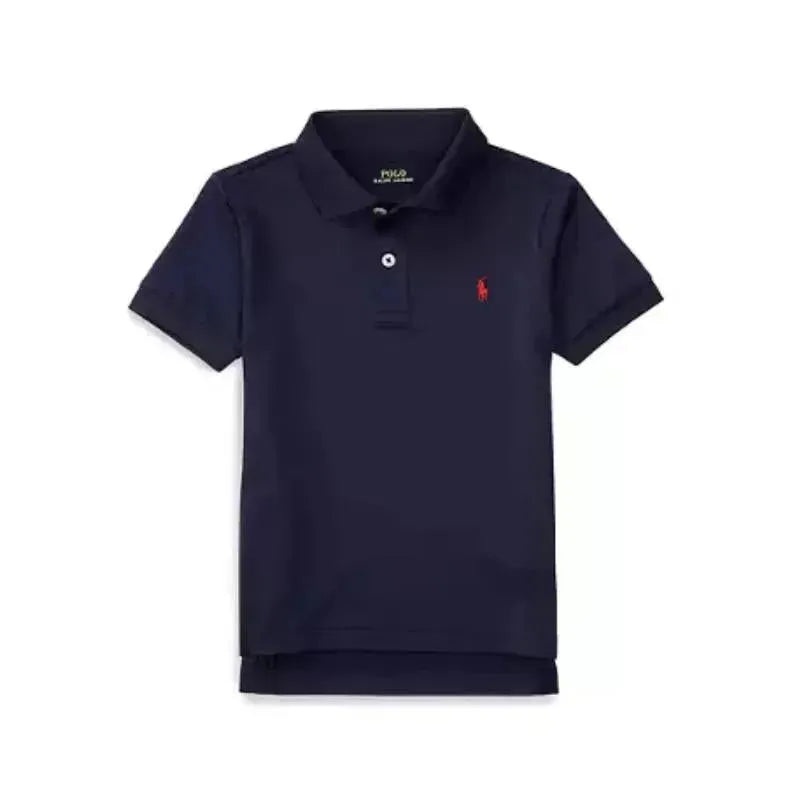 Ralph Lauren Baby – Performance Jersey Polo Shirt Refined Navy