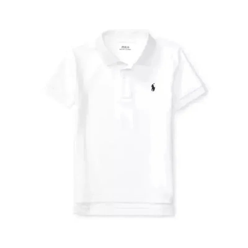 Ralph Lauren Baby – Performance Jersey Polo Shirt White