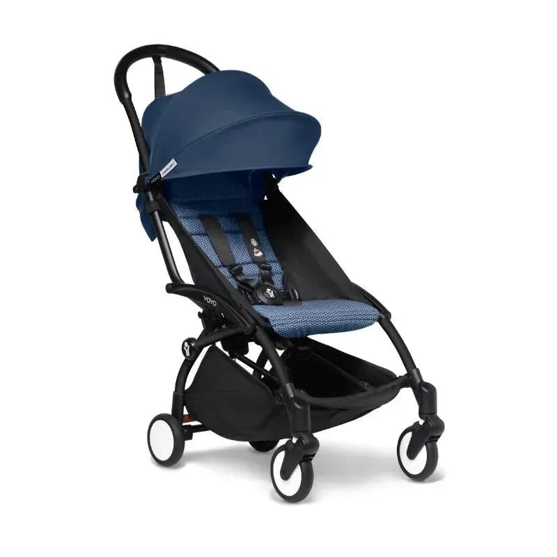 Stokke – Yoyo Stroller Black Bundle 6+, Air France Blue