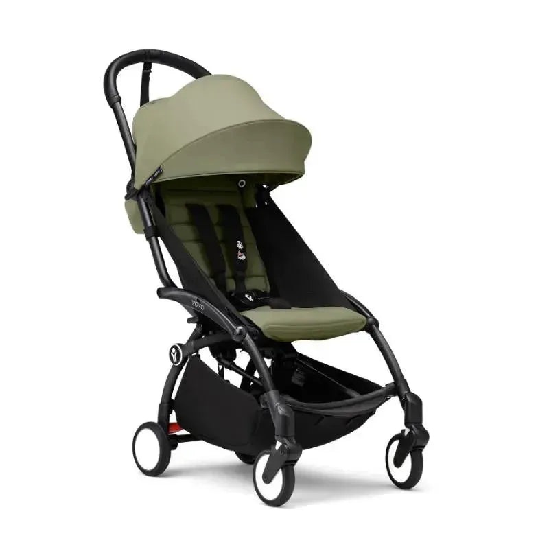 Stokke – Yoyo Stroller Black Bundle 6+, Olive