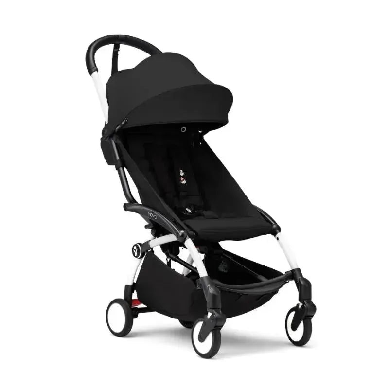 Stokke – Yoyo Stroller White Bundle 6+, Black