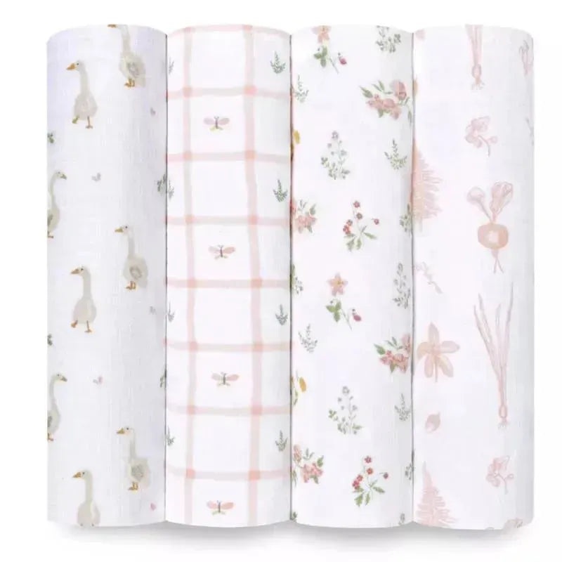 Aden + Anais – 4pk Essentials Muslin Swaddle Blankets