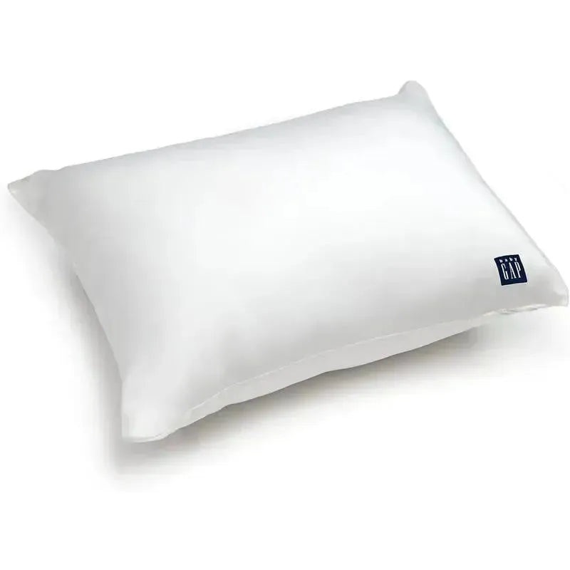 Delta Children – Gap babyGap Toddler Pillow with 2 Cooling Covers, White/Grey Stripe
