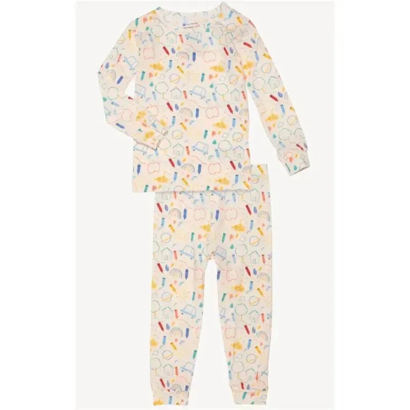 Magnificent Baby – Doodle Pop Pajama Long Sleeve Set