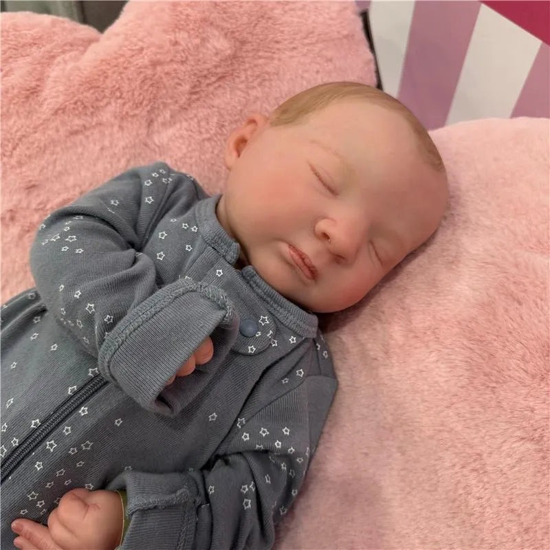 Reborn Baby Doll – White Vinyl, Carol Asleep