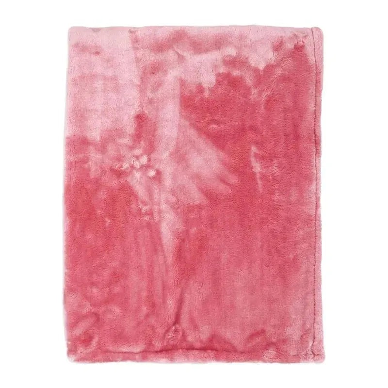 Rose Textiles – Super Thick & Plush Blanket, Pink