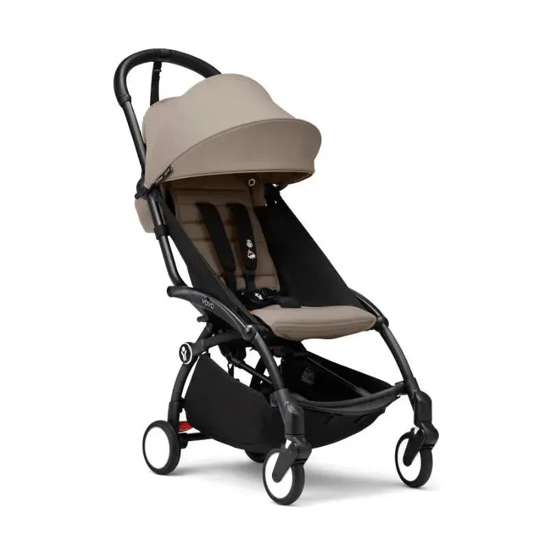 Stokke – Yoyo Stroller Black Bundle 6+ | Taupe