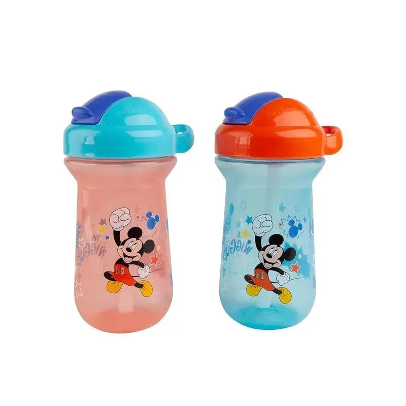 Tomy – The First Years Disney Mickey Mouse Toddler Straw Cups, 2Pk