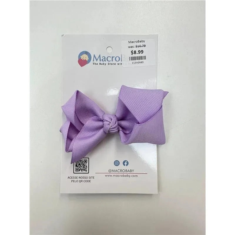 MacroBaby – Hair Bow Medium, Purple