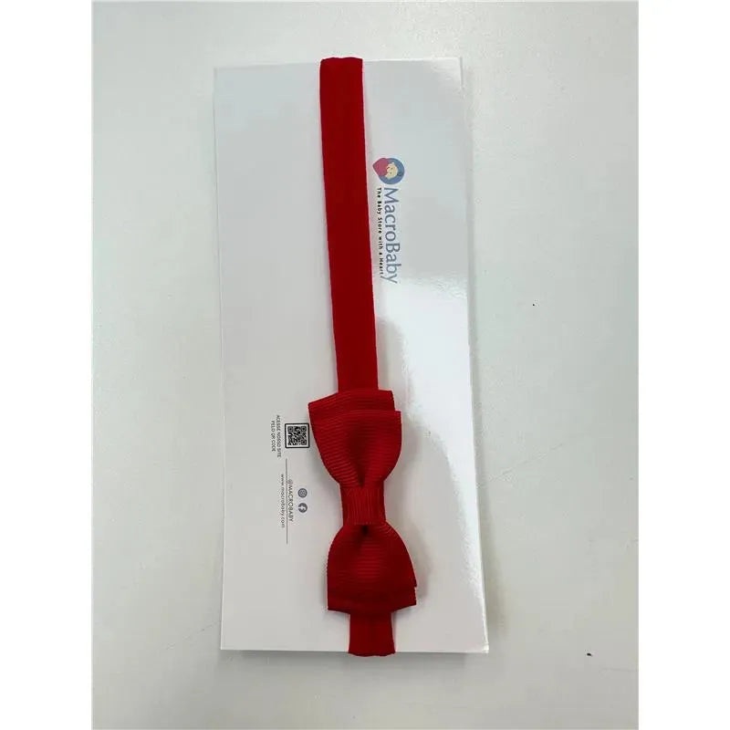 MacroBaby- Headband Medium, Red