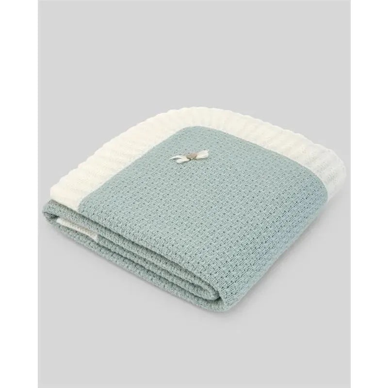 Paz Rodriguez – Baby Knit Newborn Blanket Shawl Ruiseor, Chalk Pink/Nacar
