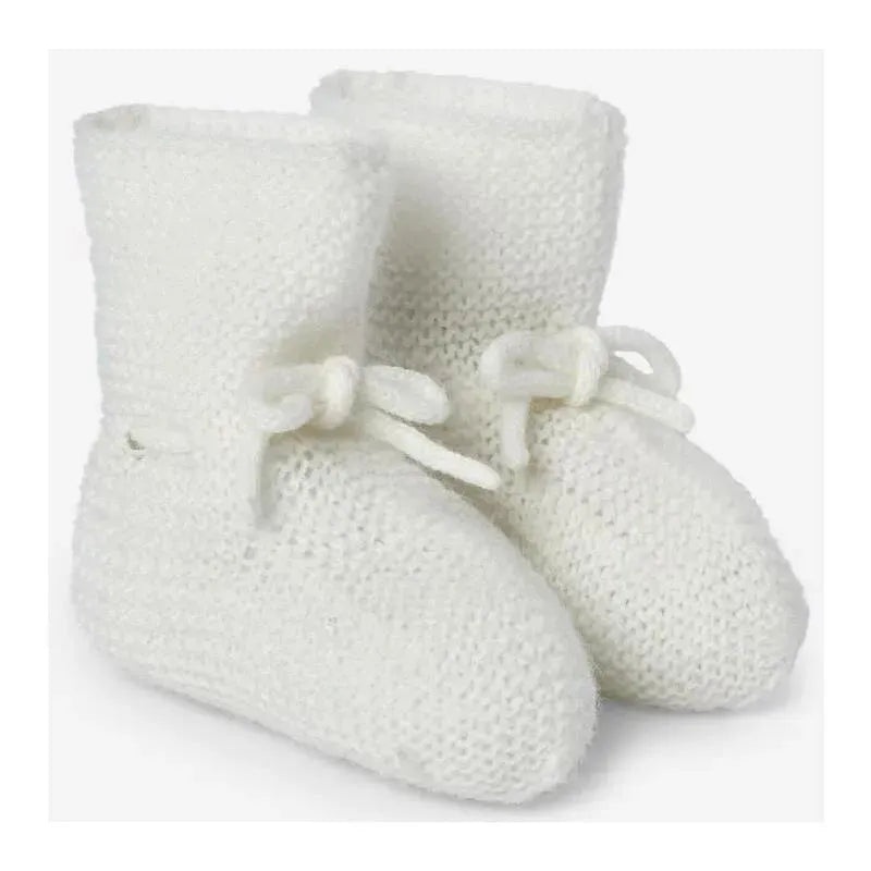 Paz Rodriguez – Baby Knit Newborn Booties Esencial, Cream