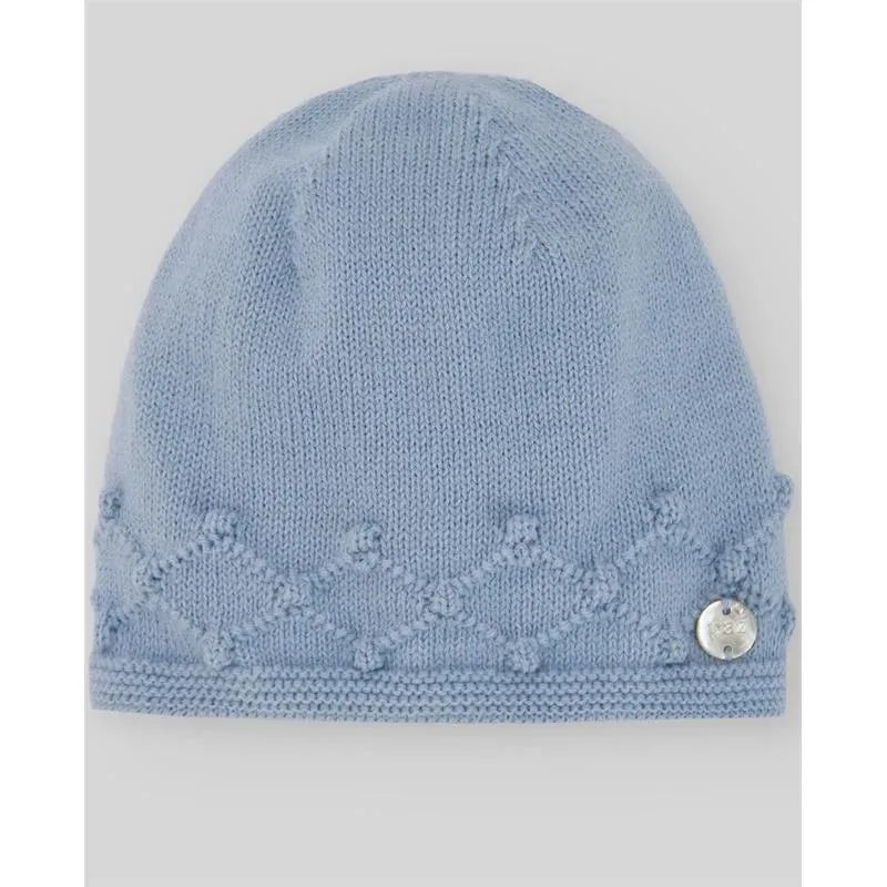 Paz Rodriguez – Baby Knit Newborn Hat, Chalk Blue