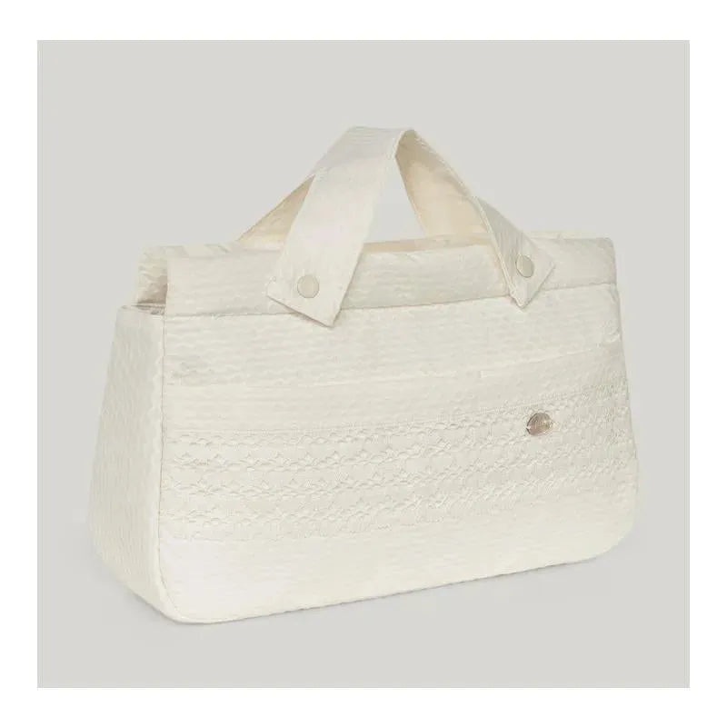 Paz Rodriguez – Woven Diaper Bag Dolina, Cream