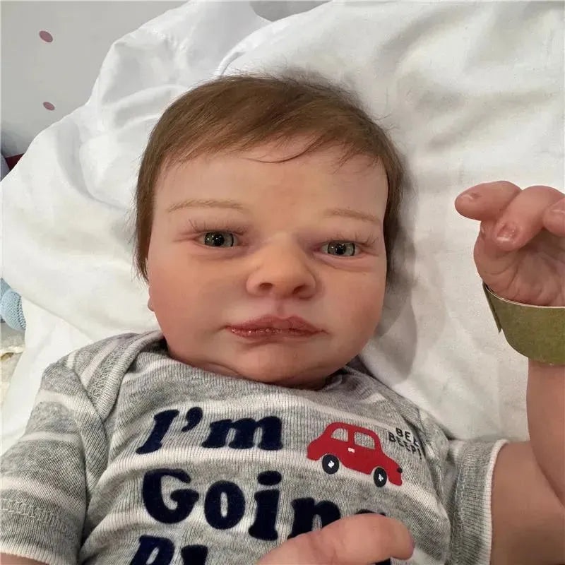 Reborn Baby Doll – White Vinyl, James Awake