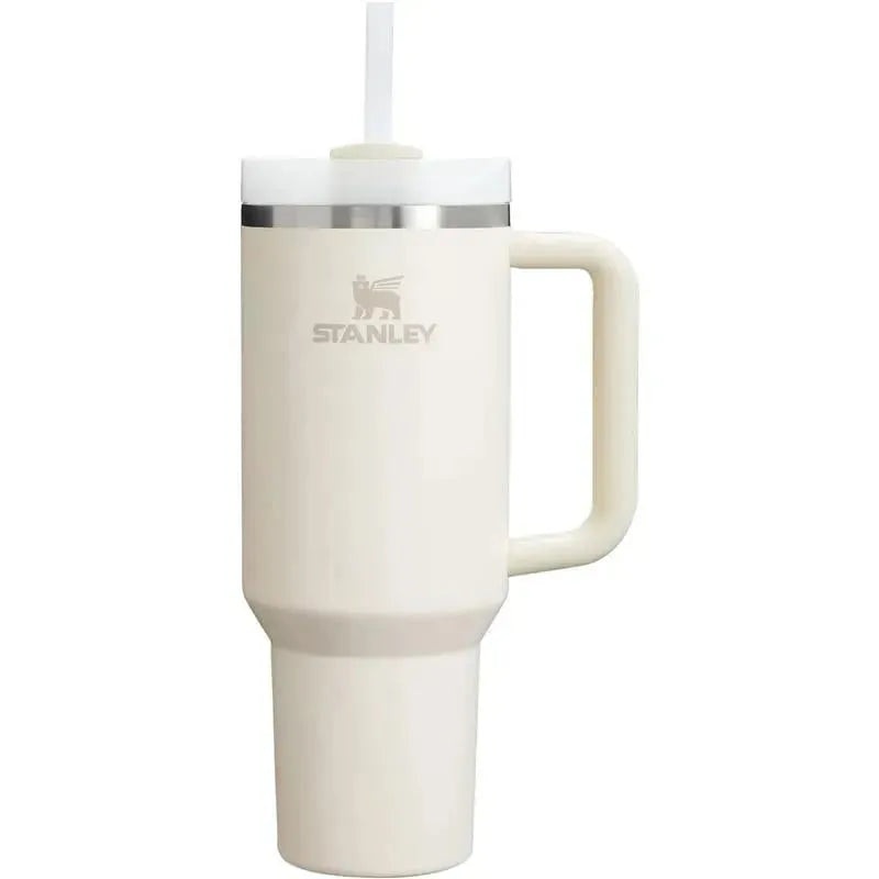 Stanley – Quencher H2.0 FlowState Stainless Steel Vacuum Insulated Tumbler, 40 oz, Cream
