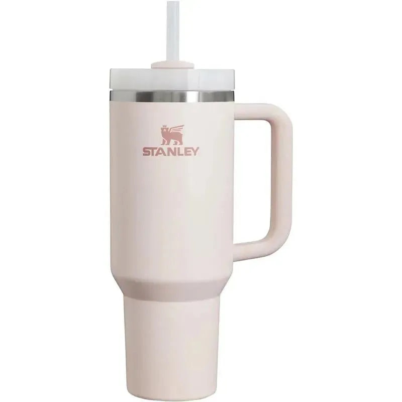 Stanley – Quencher H2.0 FlowState Stainless Steel Vacuum Insulated Tumbler, 40 oz, Rose Quartz
