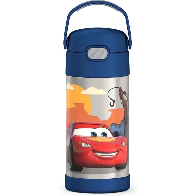 THERMOS – Vacuum Insulated Stainless Steel 12oz Straw Bottle, Cars