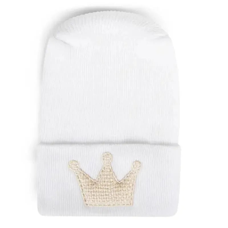 Adora Baby Gifts – Newborn Baby Hospital Hat, Weave Ivory Crown
