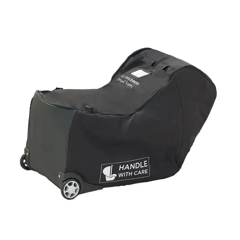 J.L. Childress – Premier Infant Car Seat Travel Bag Pad + Wheels, Black