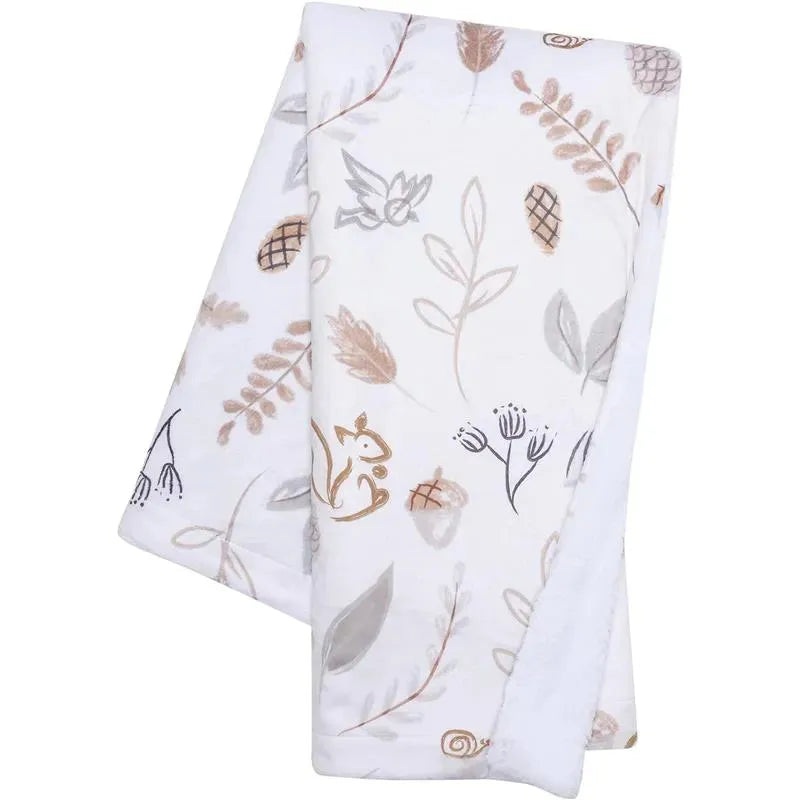 Lambs & Ivy – Treetop Fox Woodland Blanket