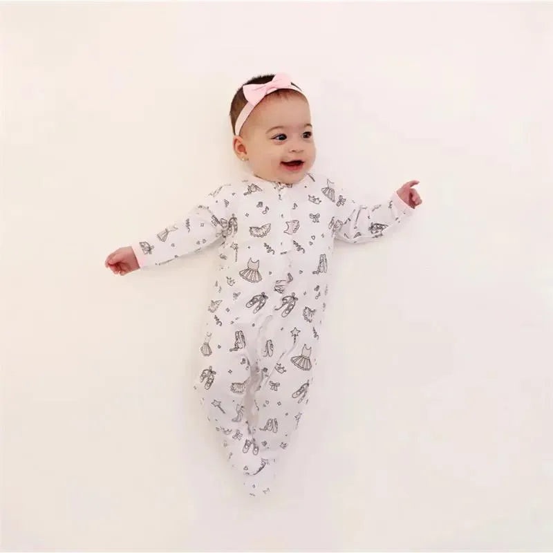 Noomie – Ballerina With Ruffles Zipper Footie