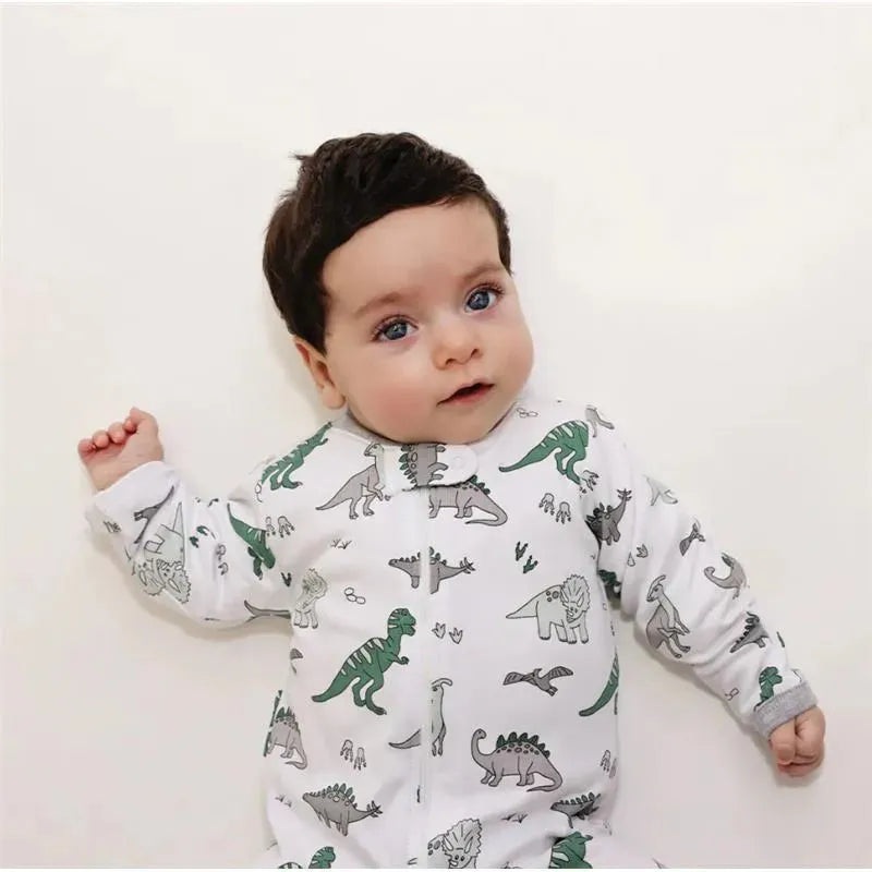 Noomie – Dinosaurs Zipper Footie