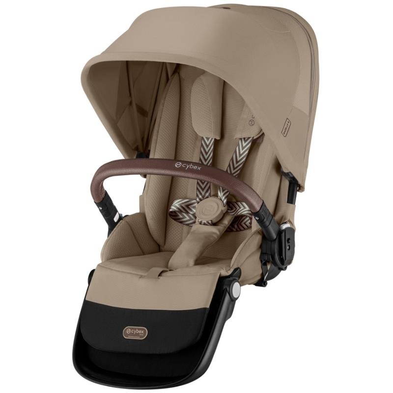 Cybex – Egazelle S Second Seat, Almond Beige With Taupe Frame