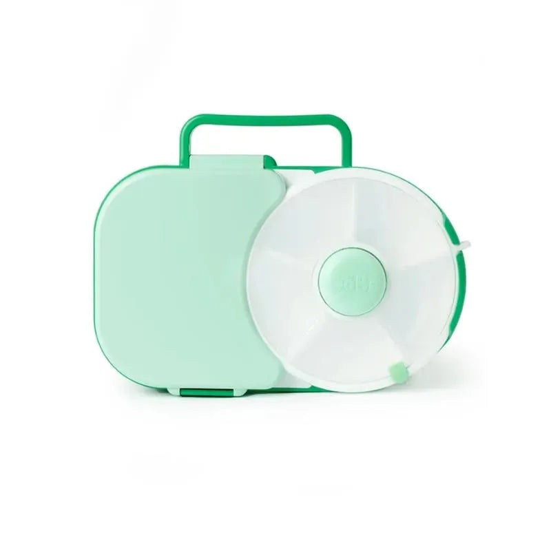 Gobe Kids – 2 In 1 Lunchbox With Small Spinner Flip, Sage Green