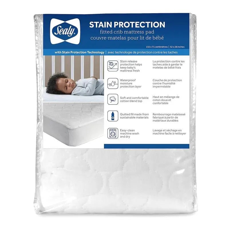 Kolcraft – Sealy Stain Protection Crib Mattress Pad