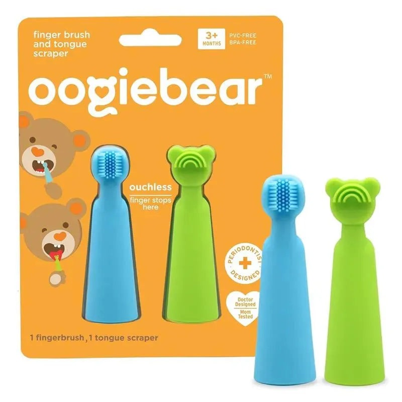 Oogiebear – Finger Brush And Tongue Scraper