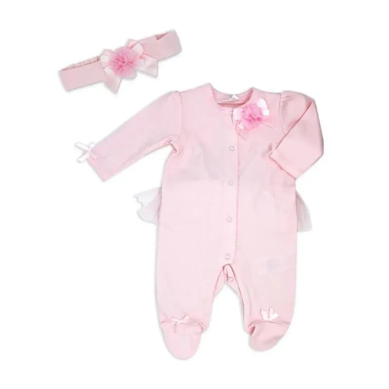 Rose Textile – 3Pk Baby Girls Pink Sleepsuit Set