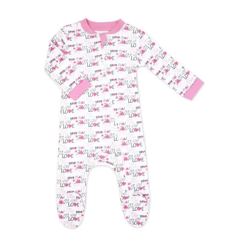 Rose Textile – Baby Girls Loved Interlock Coverall