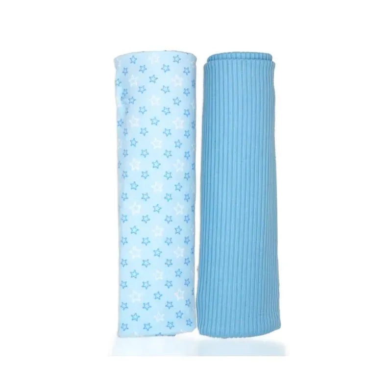 Rose Textiles – 2Pk Blue Star Knit Swaddle
