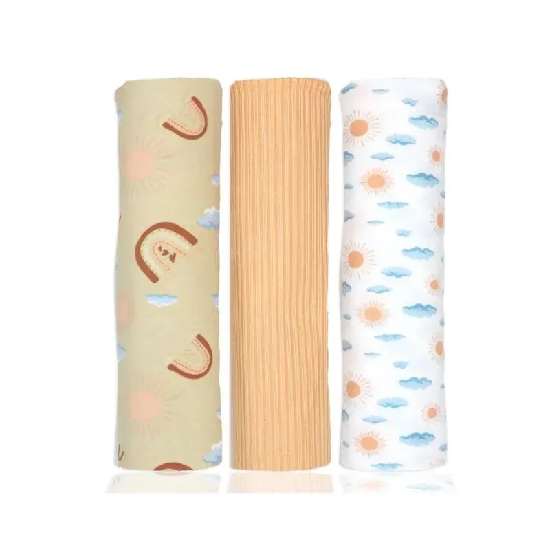 Rose Textiles – 3Pk Rainbow Knit Swaddle