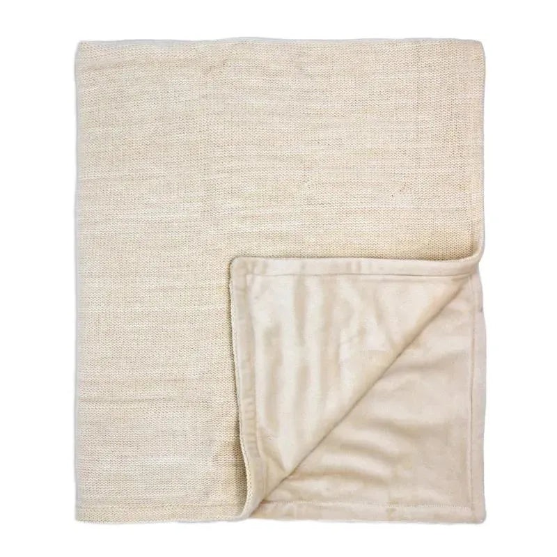 Rose Textiles – Baby Knit Mink Oatmeal Blanket