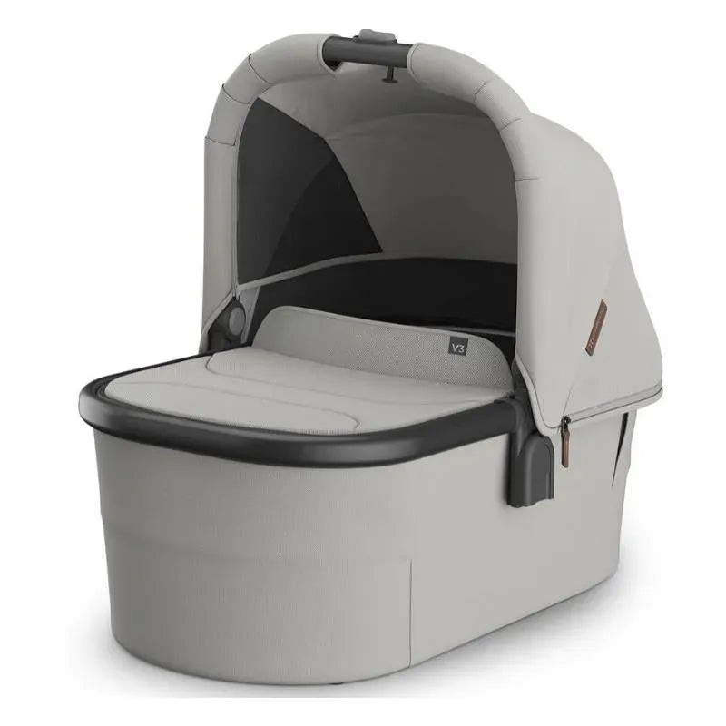 Uppababy – Bassinet V3, Savannah(Pearl Gray Jacquard/Carbon Frame)