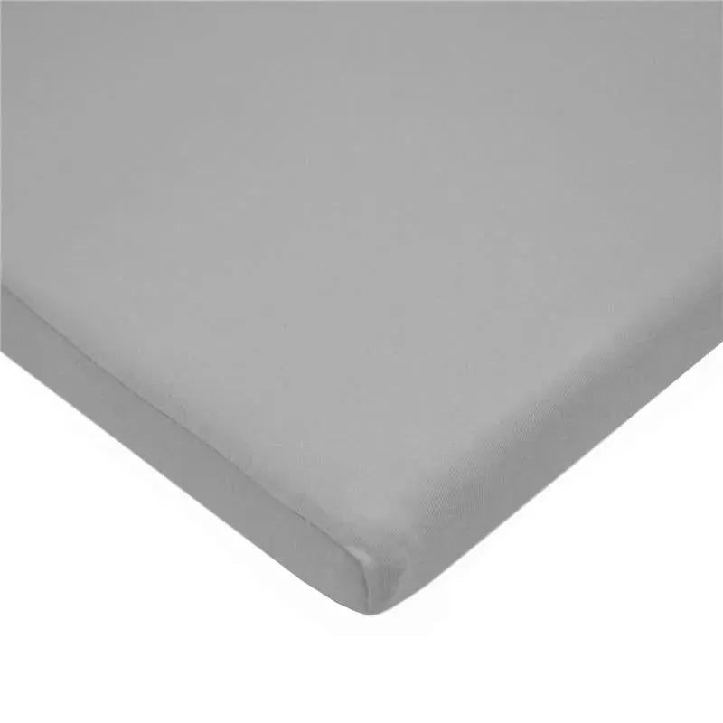 American Baby – 15 X 33 Fitted Bassinet Sheet 100% Natural Cotton Jersey Knit, Grey