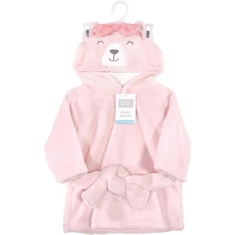 Baby Vision Bath – Plush Animal Bathrobe, Bear Girl