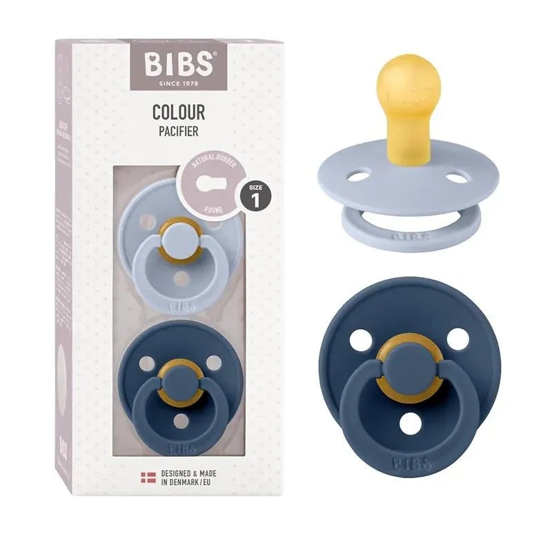 Bibs – Colour 2 Pack Latex, Dusty Blue/Steel Blue