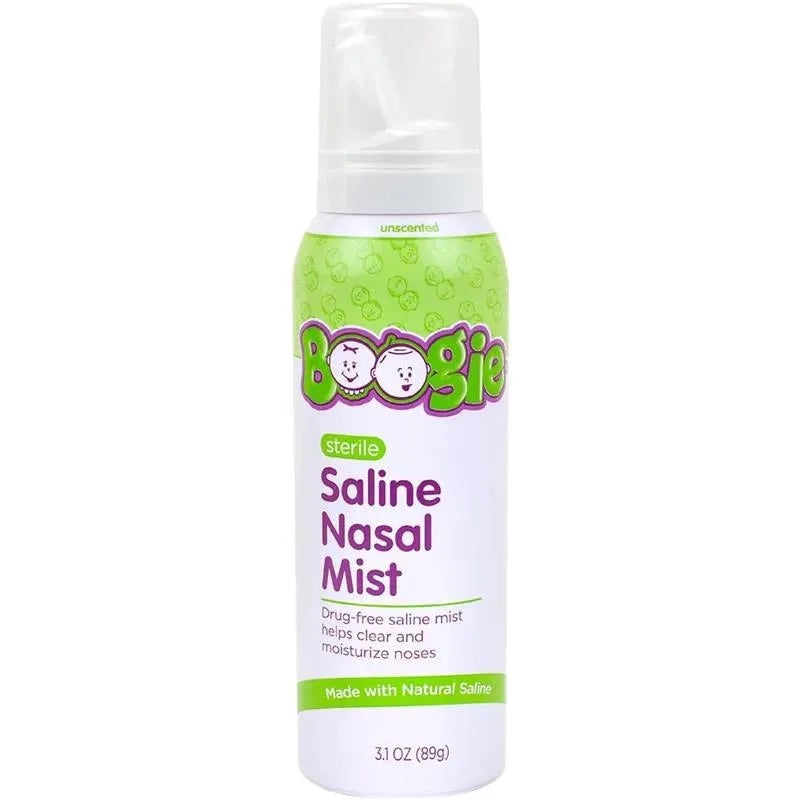 Boogie Wipes – Mist Saline Nose Mist, Unscented