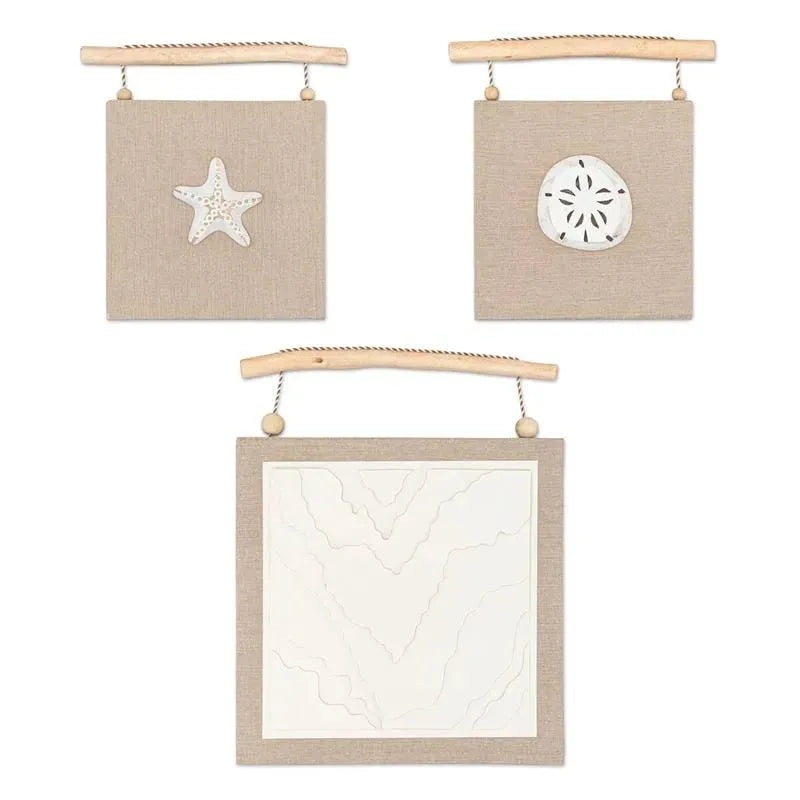 Crane Bedding – Cove 3-Pc. Beach Life Wall Dcor