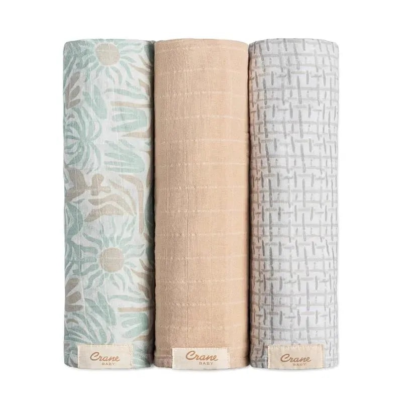 Crane Bedding – Cove 3-Pc. Swaddle Set, Beach Life
