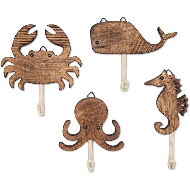 Crane Bedding – Cove 4-Pc. Sea Life Motifs Wall Dcor